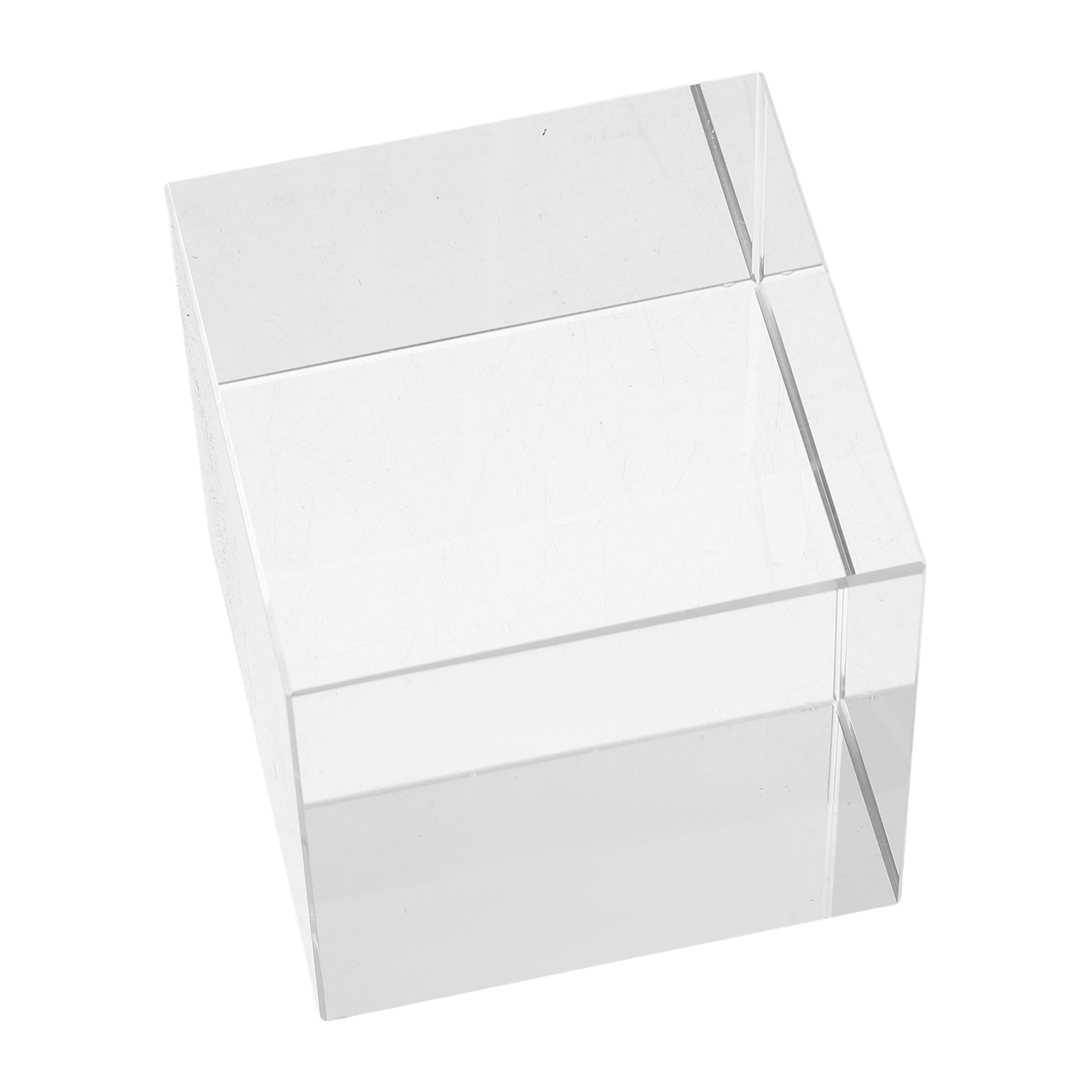 Paper Weight Crystal - Smooth Finish Square Crystal Paperweight Clear