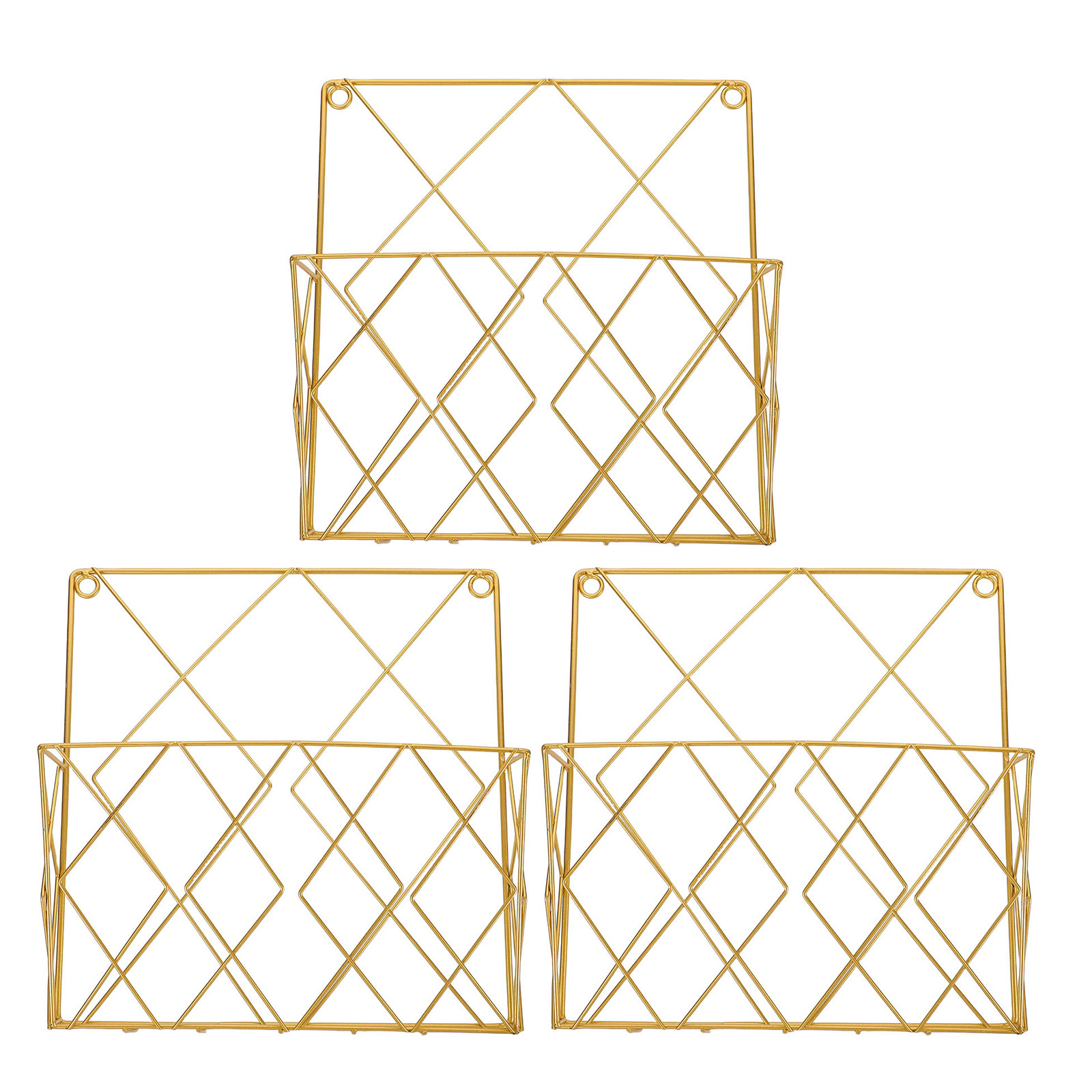 3 Pcs Classroom Wall File Orga - Magazine Holder Rack ulasan dan harga