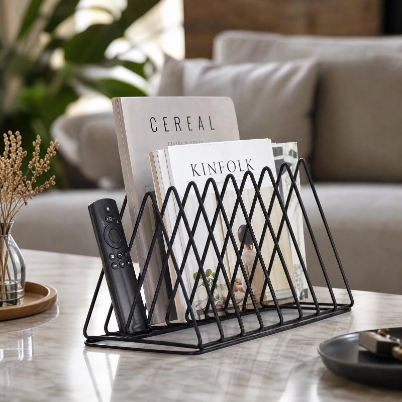New 5/9 Grid Storage Rack Tria - Magazine Holder Rack ulasan dan harga