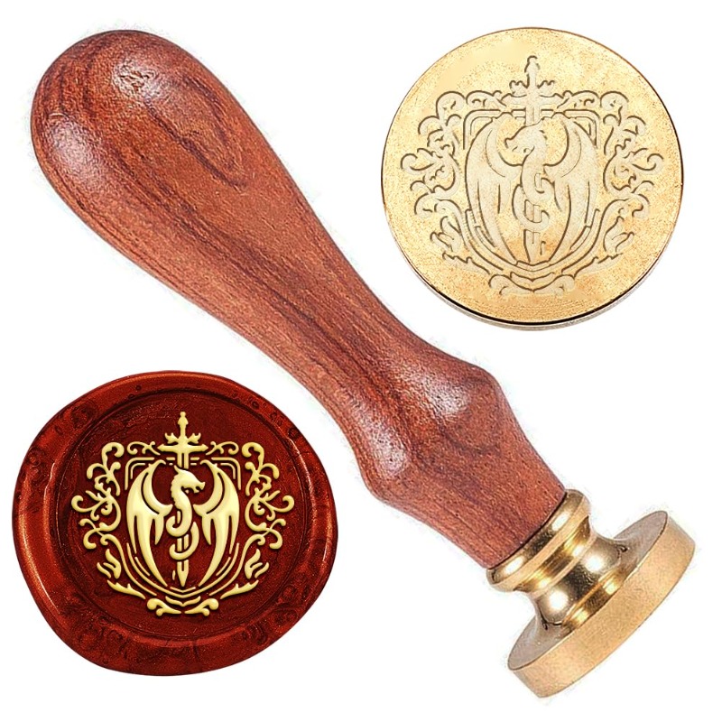 1pc Dragon Sword Wax Seal Stam - Wax Seal Stamp Set ulasan dan harga