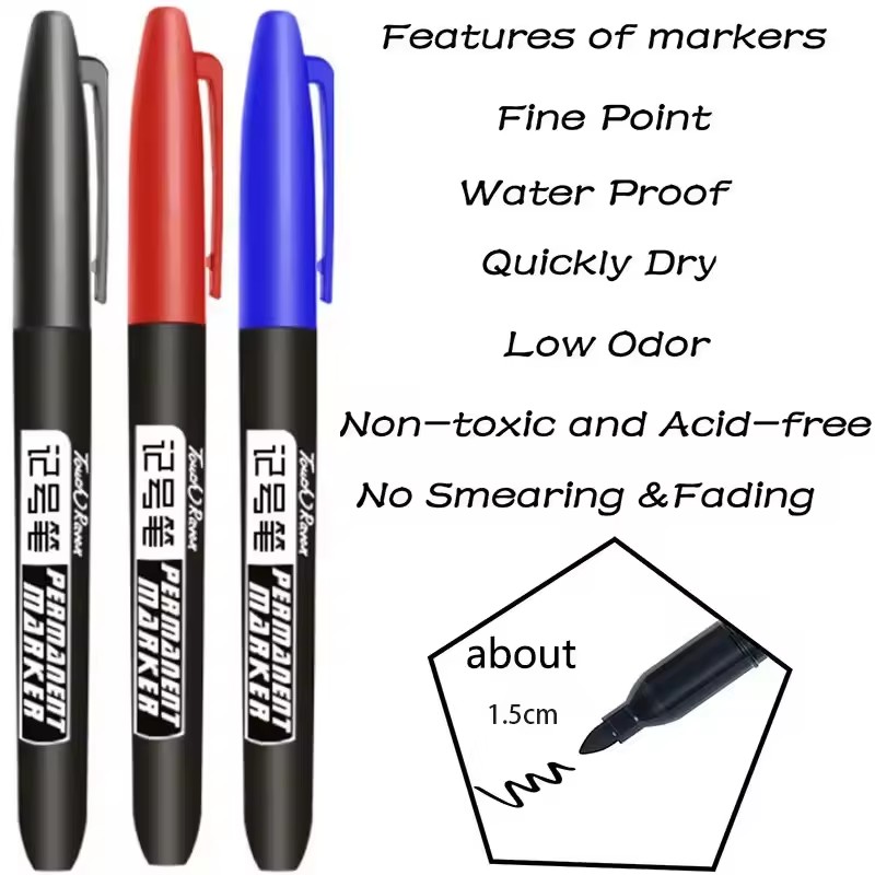 6Pcs Permanent Markers Waterpr - Copic Marker Sketch ulasan dan harga