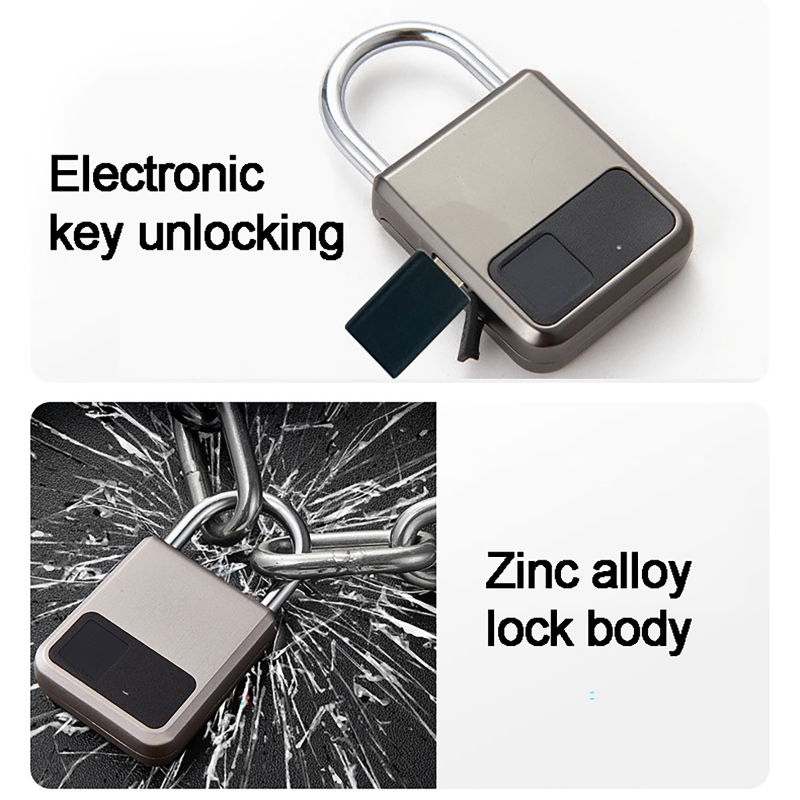 Fingerprint Padlock Waterproof - Letter Opener Brass ulasan dan harga