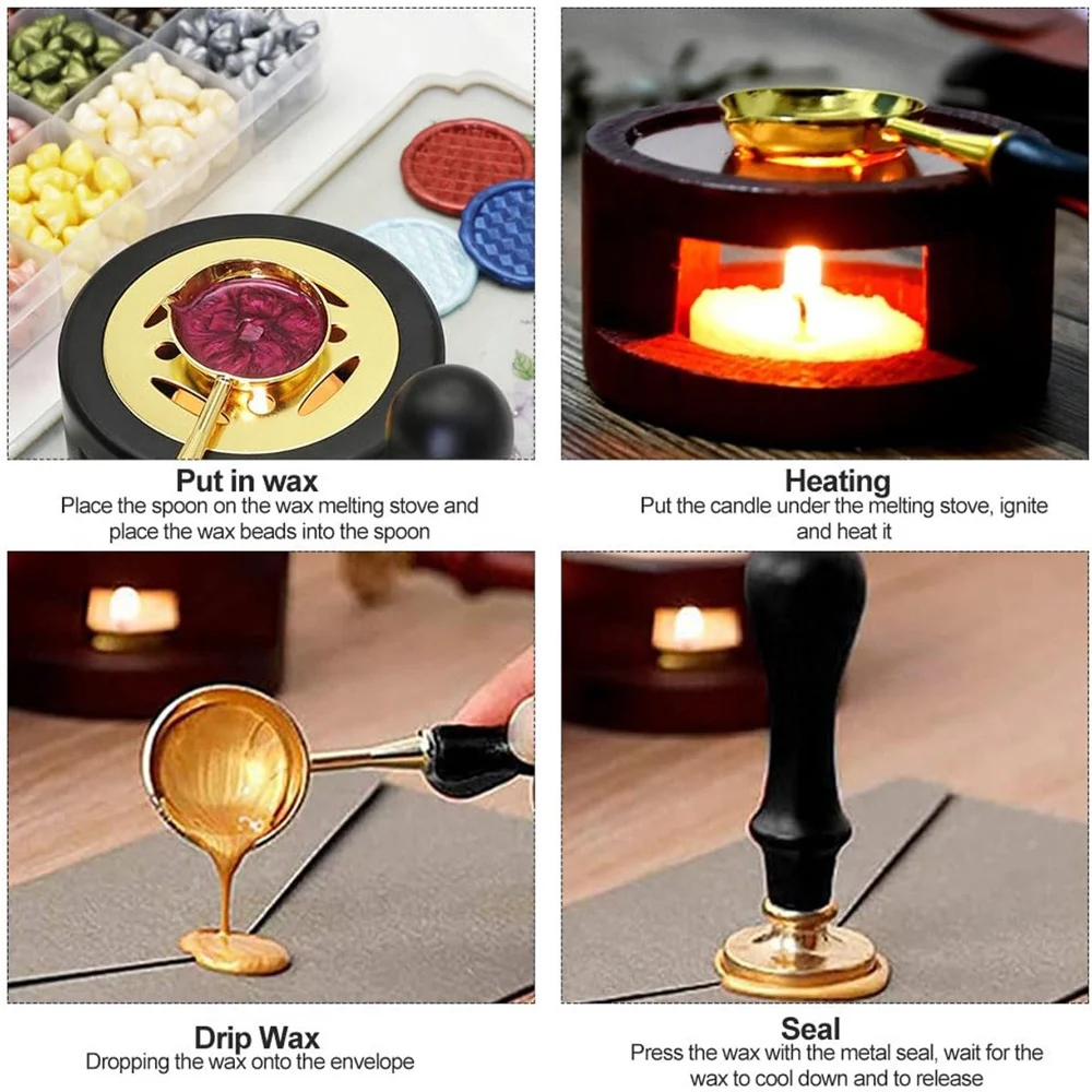 2/3Pcs Sealing Wax Stamps Set  - Wax Seal Stamp Set ulasan dan harga