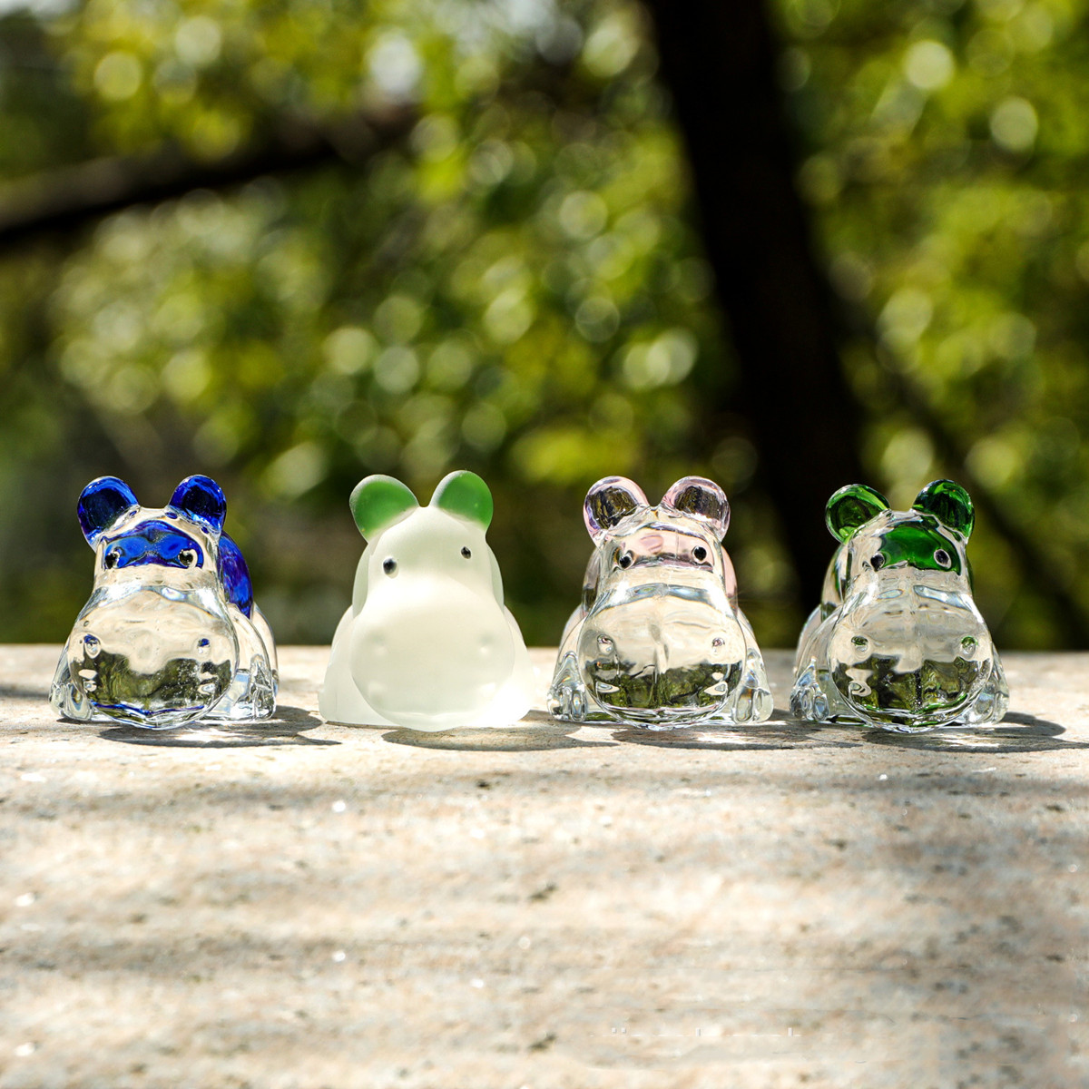Crystal Hippo Paperweight Feng - Paper Weight Crystal ulasan dan harga