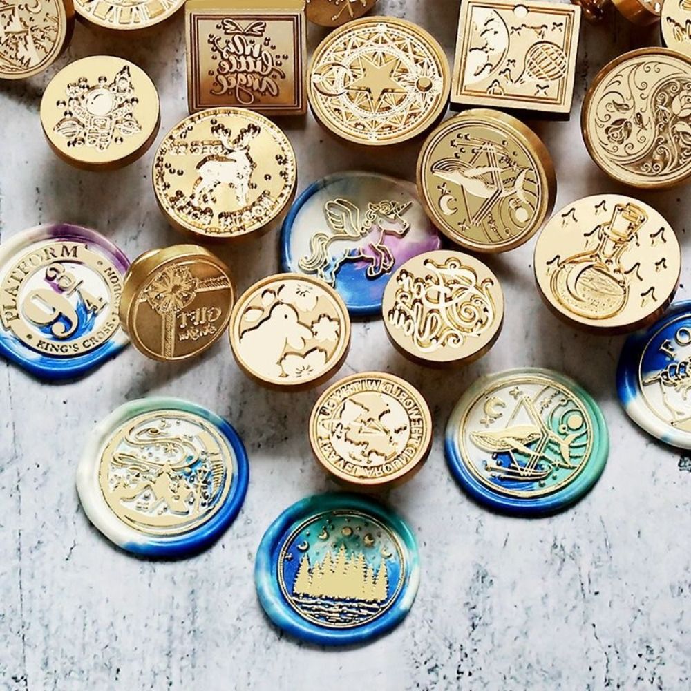 20 Pcs/set Zinc Alloy Wax Seal - Wax Seal Stamp Set ulasan dan harga