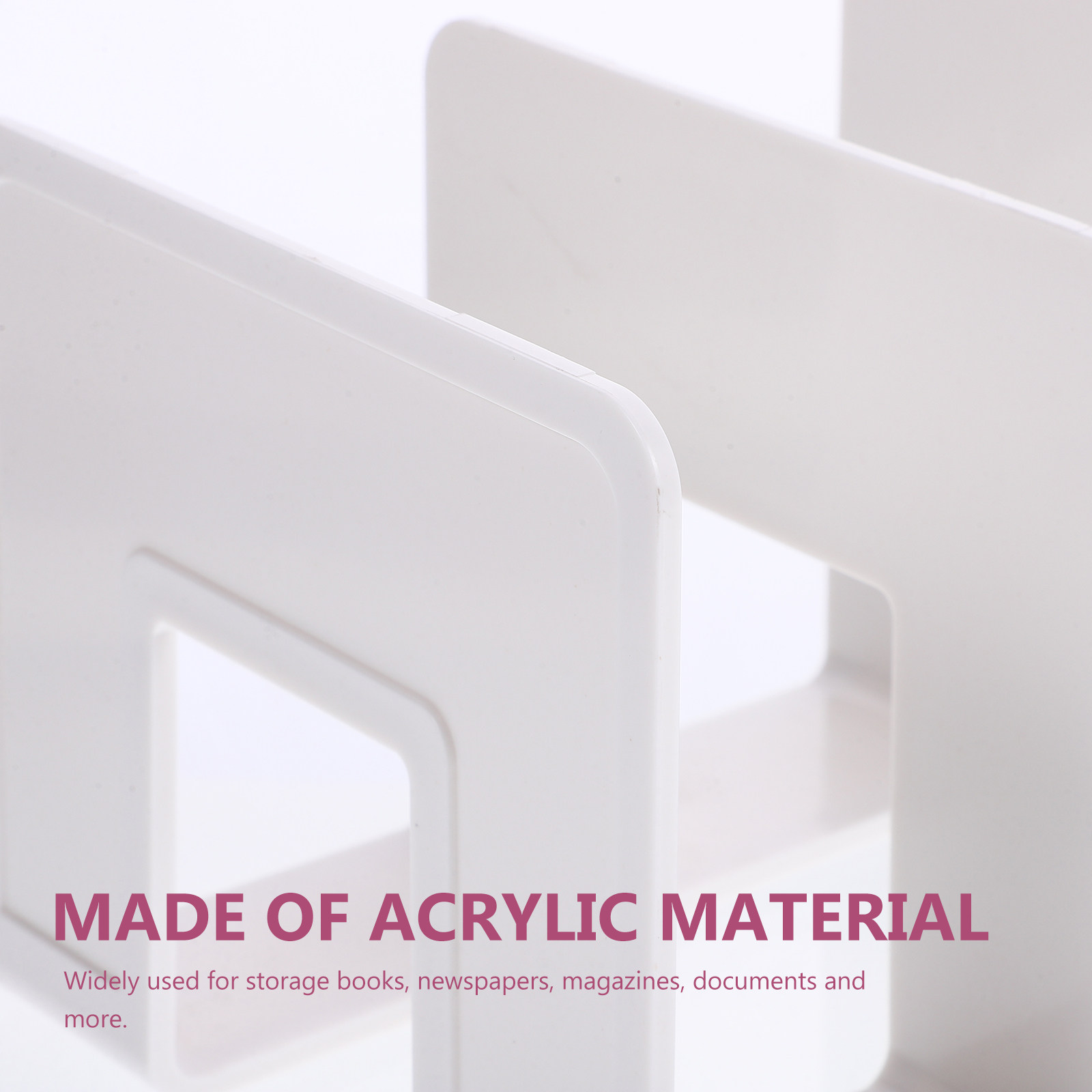 Clear Acrylic Desktop Storage  - Magazine Holder Rack ulasan dan harga