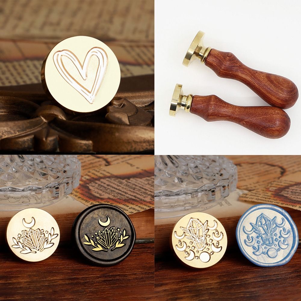 Love Heart Wax Seal Stamp Head - Wax Seal Stamp Set ulasan dan harga